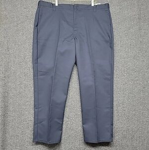 Dickies Blue Mens Work Pants 44X30 Straight Fit 4 Pockets Genuine Dickies NWT